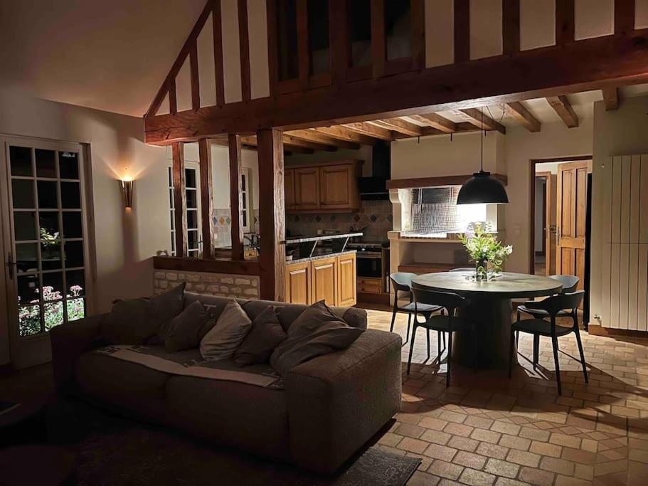 Villa Longere Normande, Piscine Privee Chauffee Et Parc à Saint-Pierre-des-Ifs  Extérieur photo