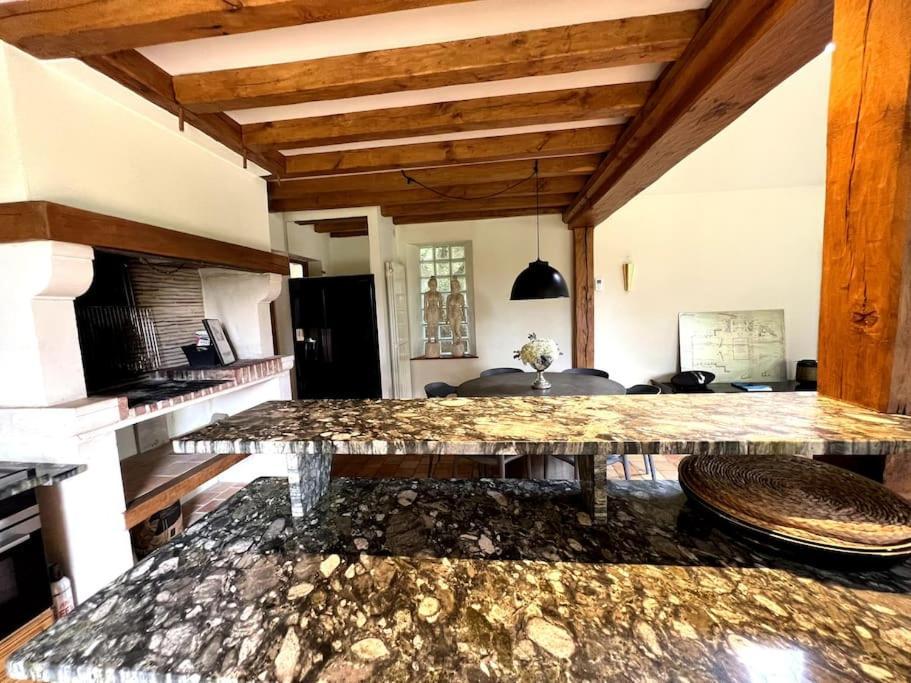 Villa Longere Normande, Piscine Privee Chauffee Et Parc à Saint-Pierre-des-Ifs  Extérieur photo