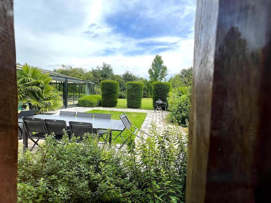 Villa Longere Normande, Piscine Privee Chauffee Et Parc à Saint-Pierre-des-Ifs  Extérieur photo