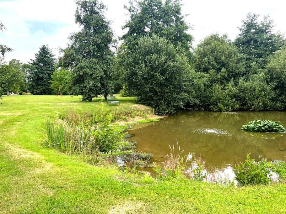 Villa Longere Normande, Piscine Privee Chauffee Et Parc à Saint-Pierre-des-Ifs  Extérieur photo